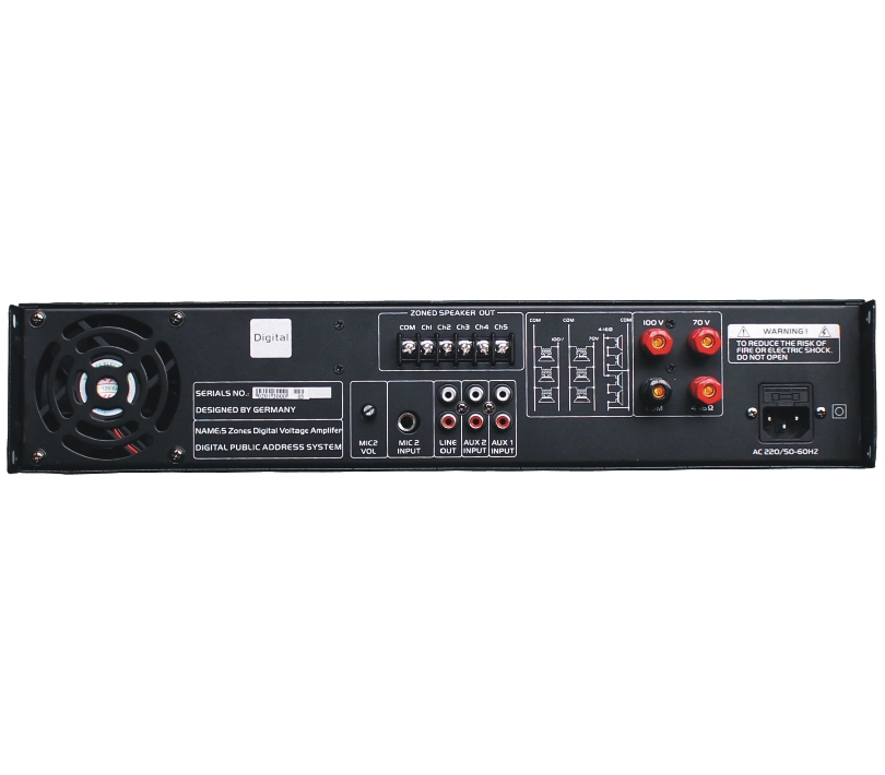 五分區定壓功放機 OBT-D6355