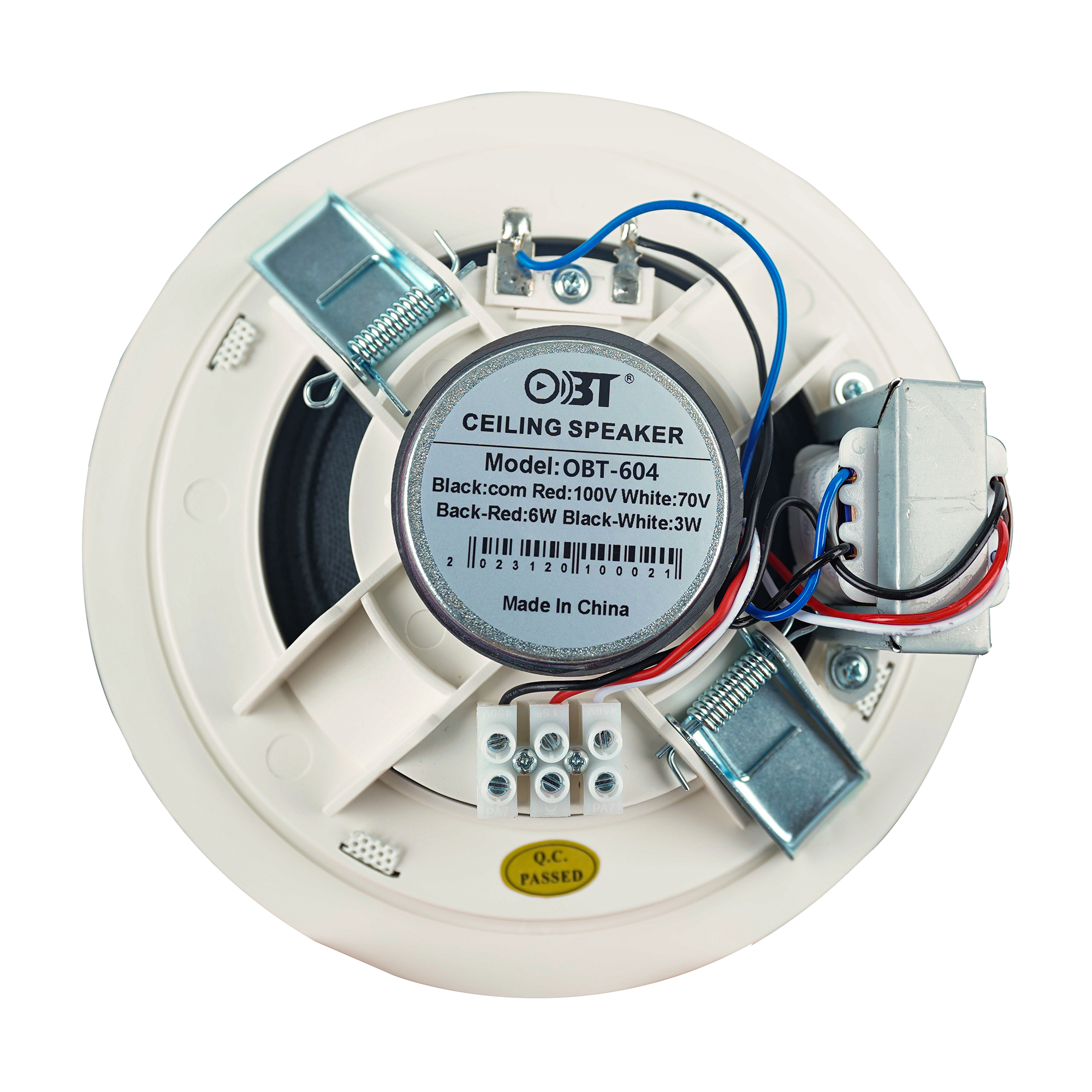高品質天花喇叭（優質塑膠） OBT-604