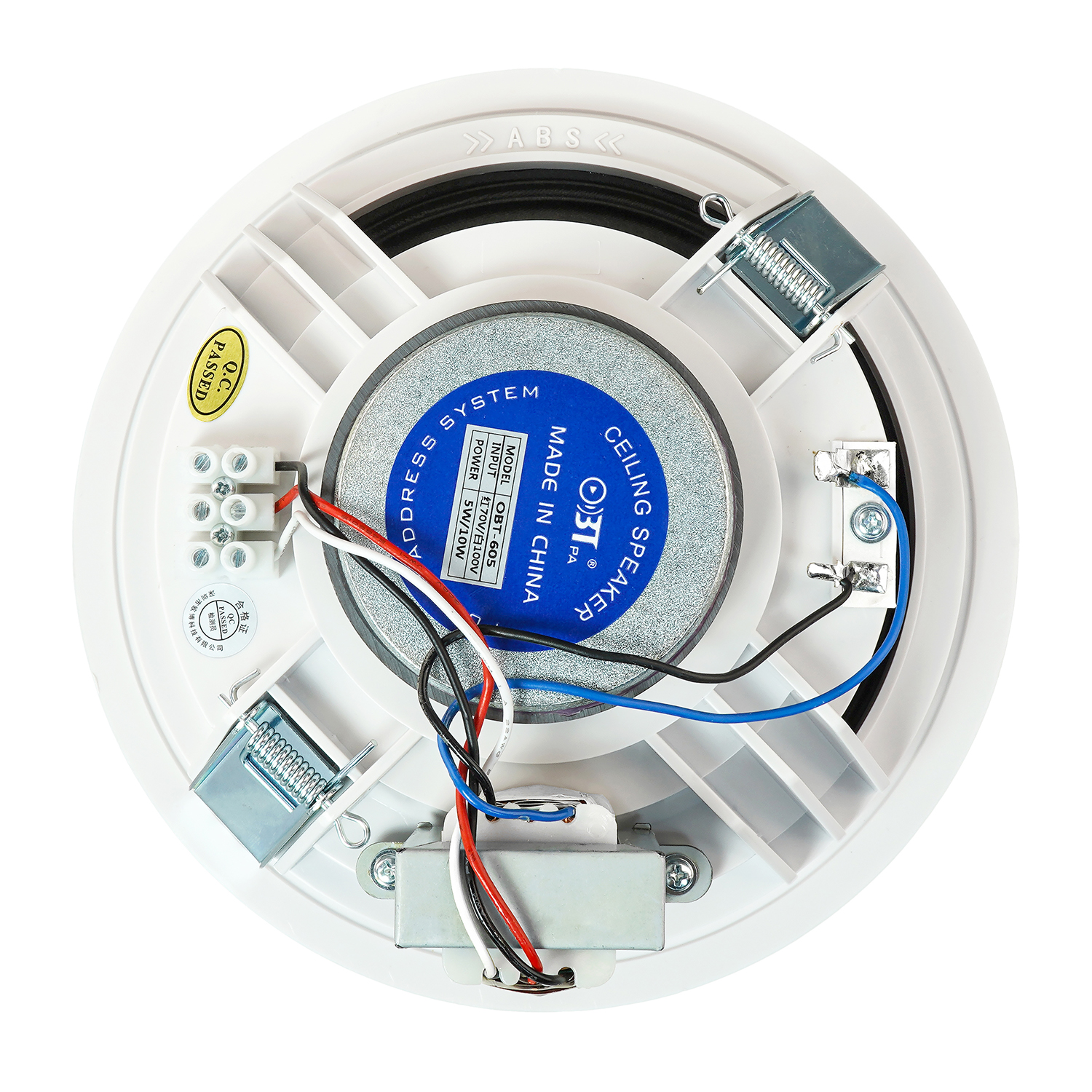 高品質天花喇叭（優質塑膠） OBT-605