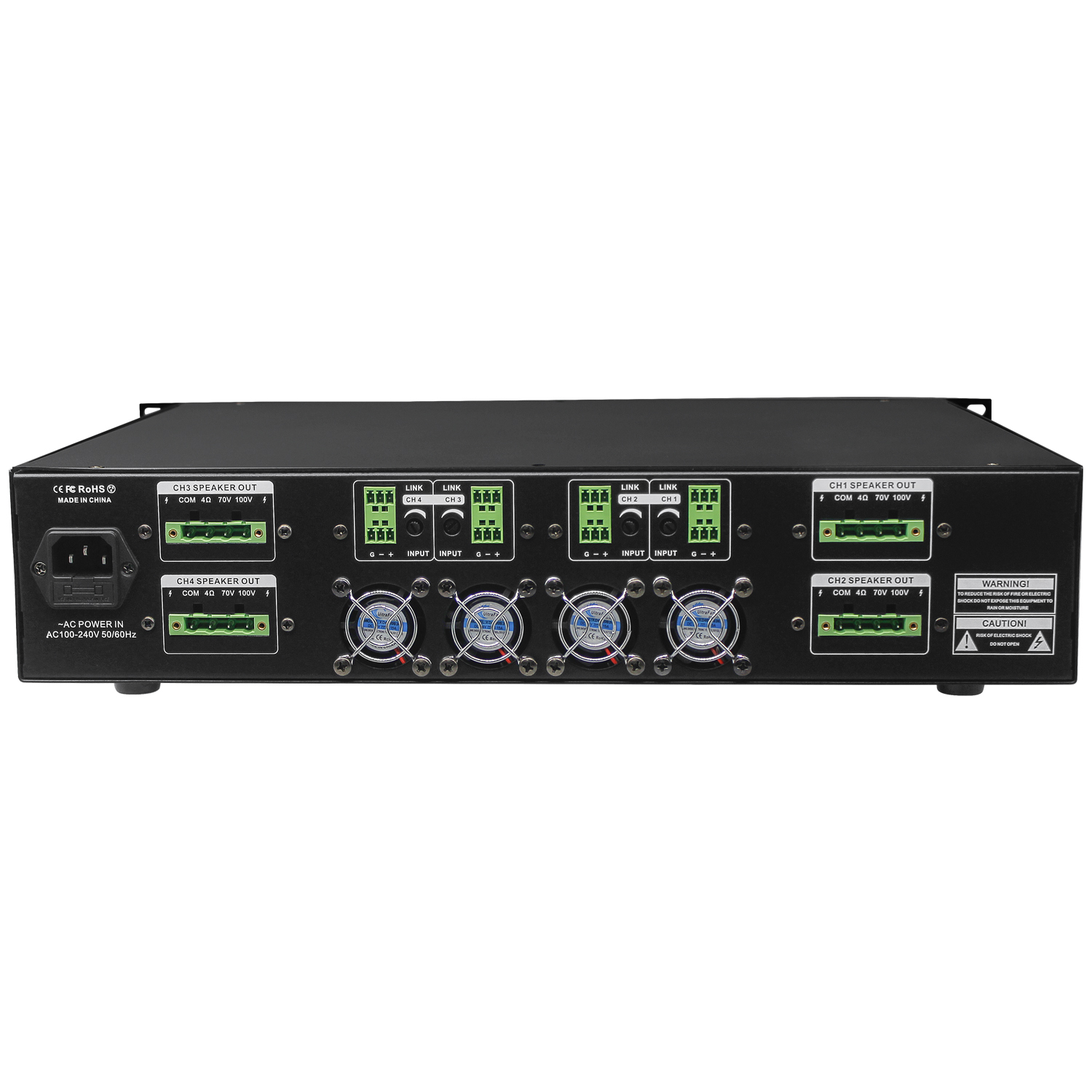 4通道純后級功放 OBT-7435