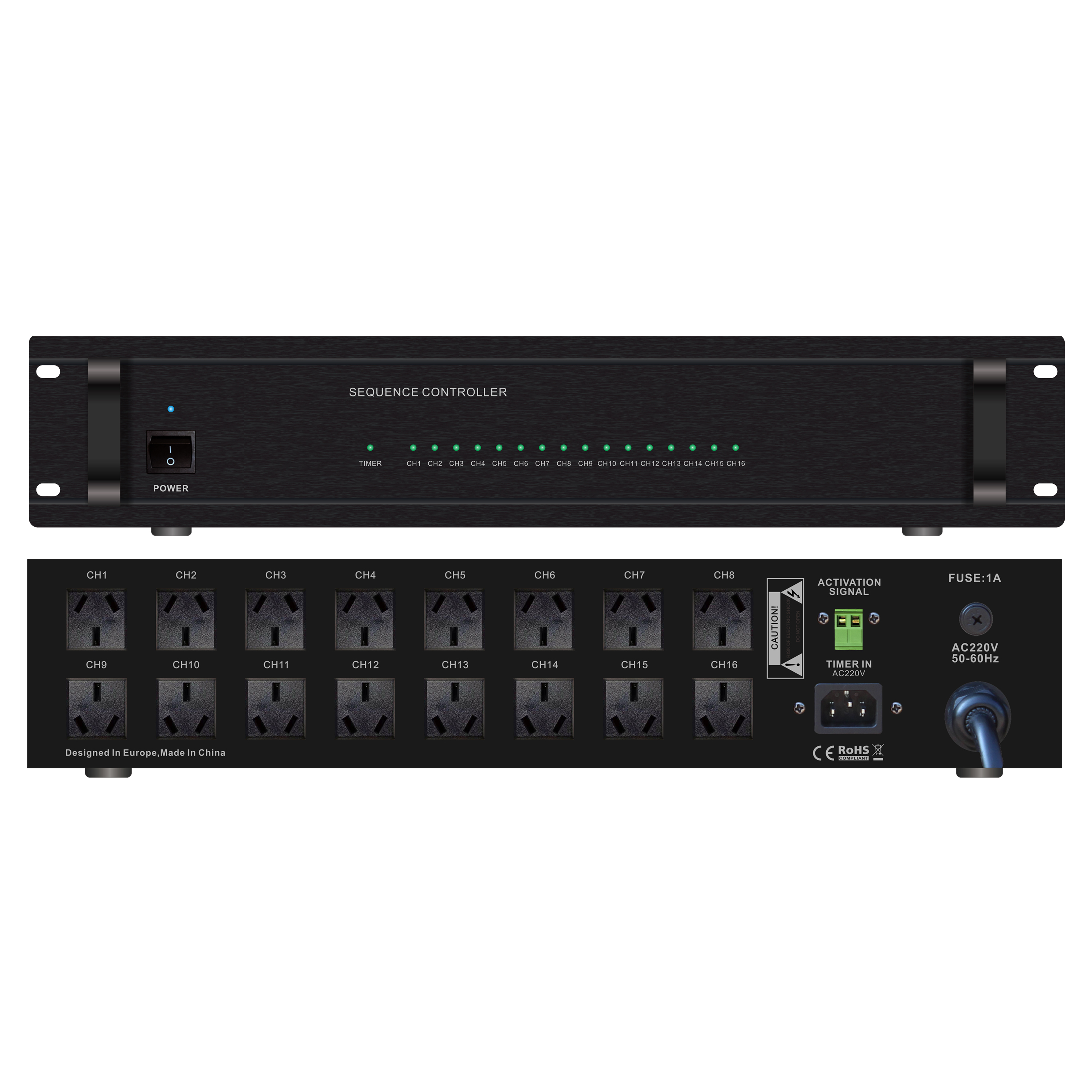 16路電源時序器 OBT-8080