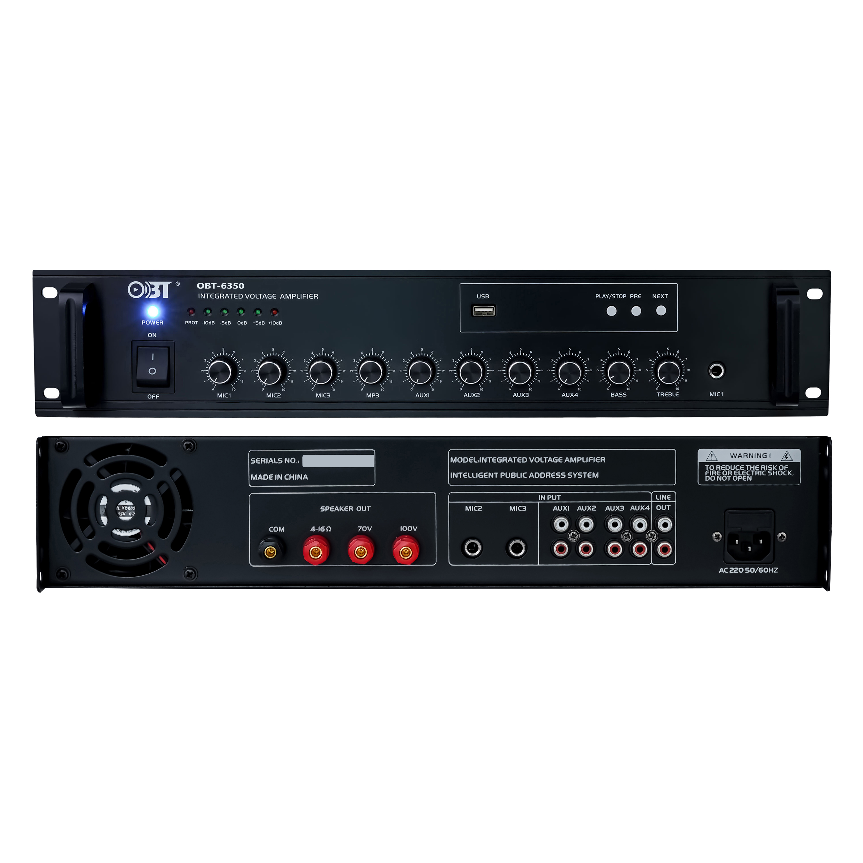 合并定壓功放機 OBT-6350_MP3